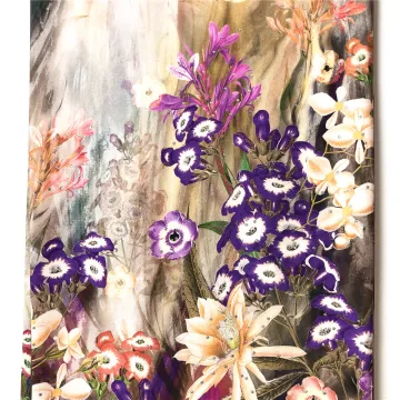 60S Rayon Satin Ink Jet Digital Printed Dress