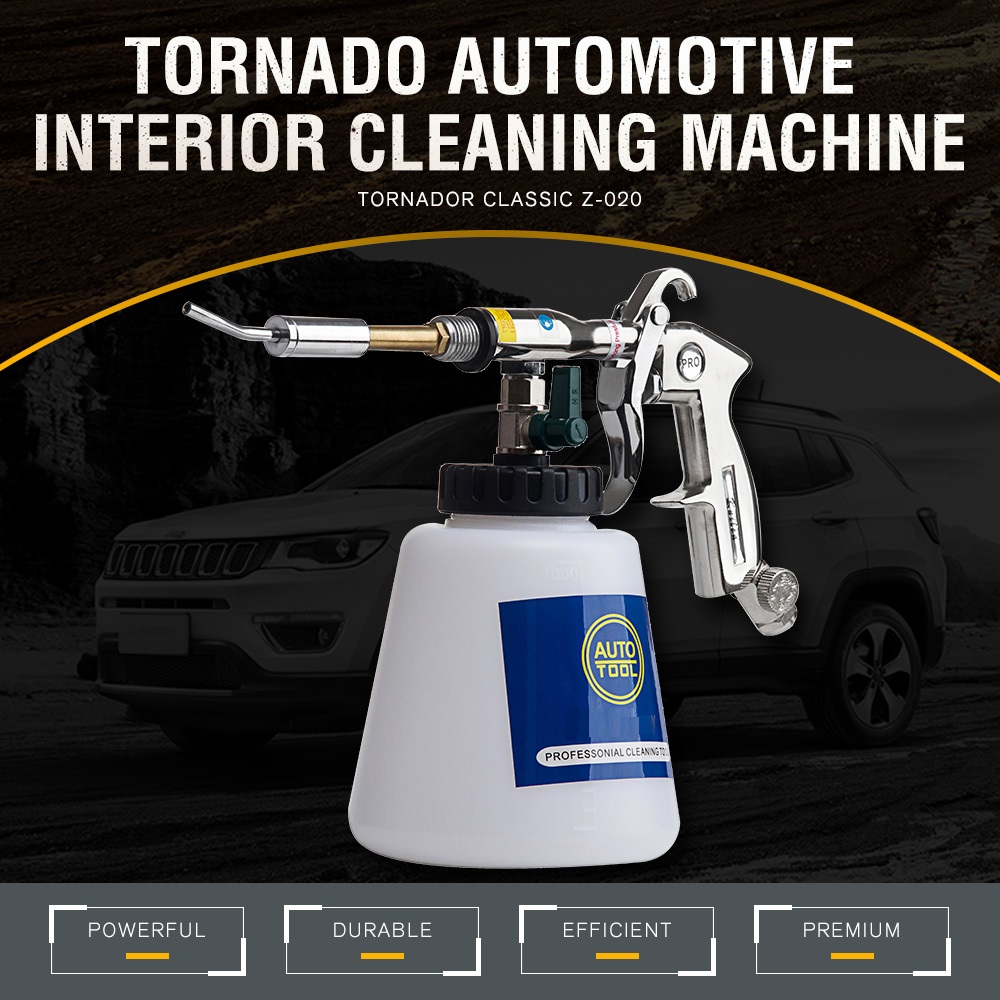 Herramienta de limpieza de automóviles de aire Air Gun de tornado