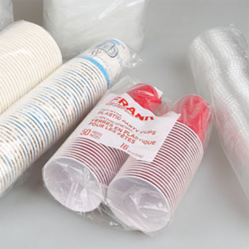 Nou design automat de ambalare automată din plastic de 12 oz pentru ambalarea cupei de plastic