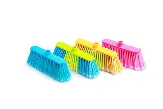 Sweeping Floor Soft Bristle Plastic Brooms Colorful Triangl