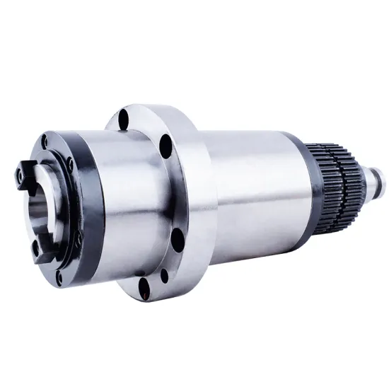 BT30 90mm 12000rpm Self-cooling Spindle Shaft for CNC Milling with Belt and Pulley Drive System