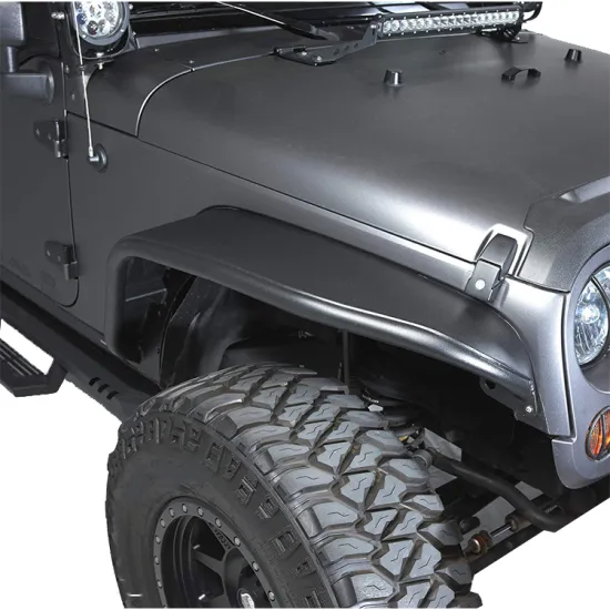 Aluminum Fender Flares for Jeep Wrangler JK 2007-2017