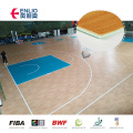Piso esportivo profissional de basquete em PVC profissional