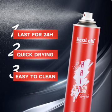 Ecolchi Custom Hair Strong Holding Spray - Professional Styling Product for Men
