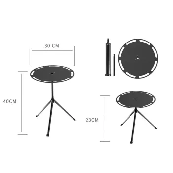 Folding Aluminium Camping Table with 600D Polyester PU Coated Fabric