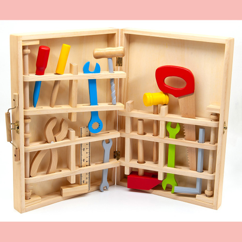 Juguetes de madera simple para niños, juguetes de madera de madera para bebés
