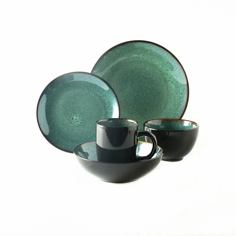 Nordic Green Ceramic Tableware Set