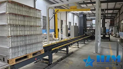 High Speed Automatic Bottle Water & Beverage Palletizing Machine - 10-40 Packs Per Minute