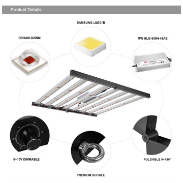 LED de banda ancha Spectra Grow Light Crecimiento de ciclo completo