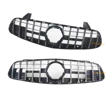 R231 Gril Front GT PANAMERICANA Hitam Bumper Grill untuk Mercedes Benz SL Class 2017 2018 2019