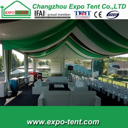 wedding halls tent with beautiful wedding decoration