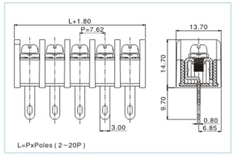Barrier Terminal Blocks Premium Terminal Blocks, High Quality Barrier