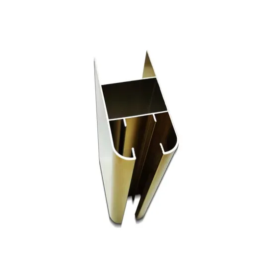 Hongying golden polish aluminium profiles for decoration