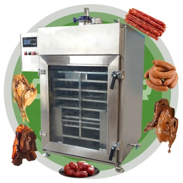 Saucisse de viande de poisson-chat entièrement automatique entièrement automatique et fumé de la jambe de dinde avec machine à four solaire