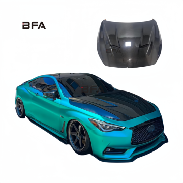 Carbon Fiber Hood Lightweight Front Cover Body Kit for Infiniti Q60/Q60S CV37