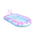 Rabbit sprinkler inflatable pool