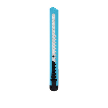 9mm Retractable Box Cutter - Plastic Handle Stainless Steel Snap-Off Utility Knife