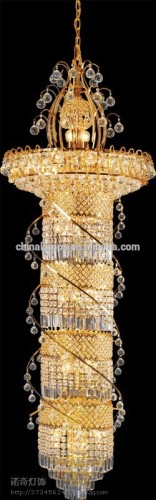 hot sale new product made in China ,modern restaurant living room rotary crystal pendant chandelier