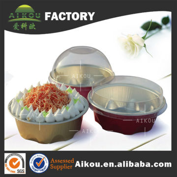 One Time Used Clean Up Leakproof Round Aluminum Cups