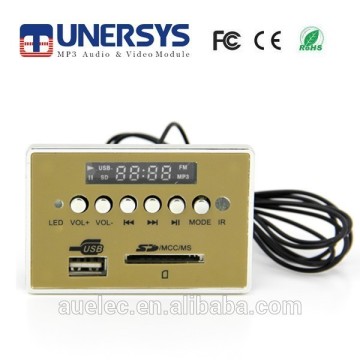 Tunersys Customized TM1993RL Bottom price FM car radio mp3 board with plastic panel