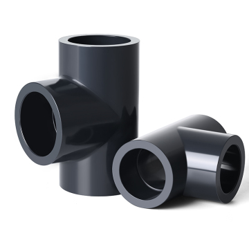 ANSI Schedule 80 PVC Eşit Tee, 1/2" - 10" - ASTM D2467 Endüstriyel uPVC Soket Tee