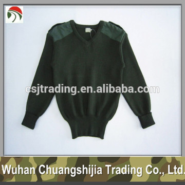 100% Wool Camouflage Military Pullover