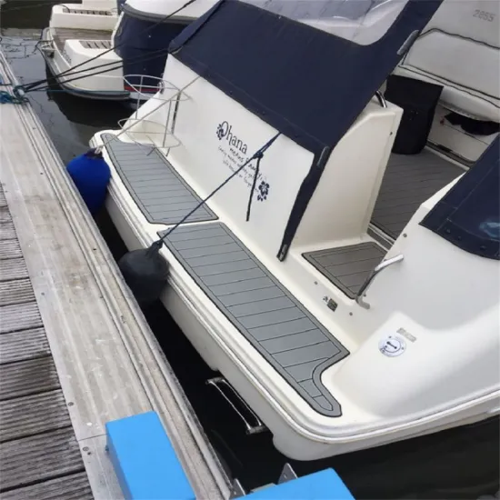 Bayliner HeyDay WT-2DC Swim Platform Cockpit Boat EVA Teak Deck Floor Mat with Adhesive