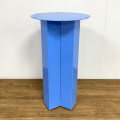 Blue Round Coffee Dining Furniture Metal Table Legs