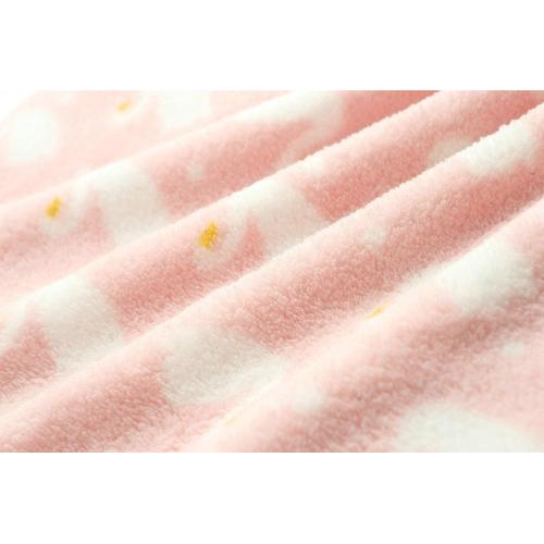 SOFT CORAL FLEECE FABRIC