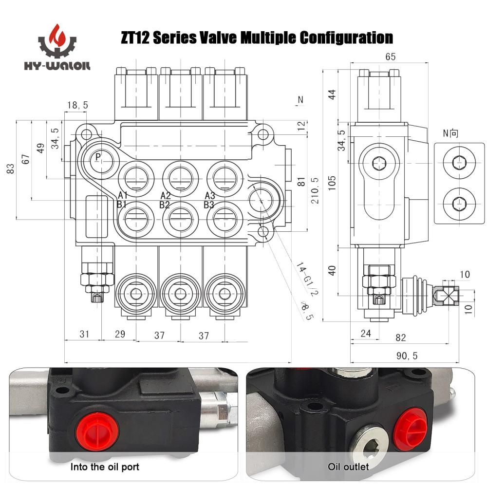 Monoblock Detent Control Valve