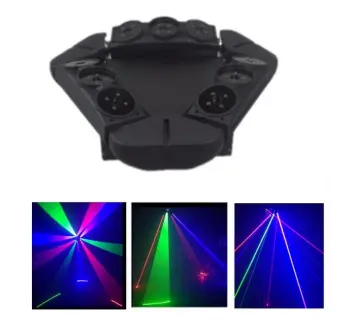 RGB Moving Head Spider Stage LED Laser Light