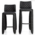 Modern leather bar stool popular club chair