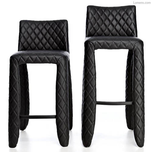 China Modern leather bar stool popular club chair Supplier