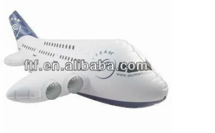 inflatable WHITE plane for playing_pvc toy plane