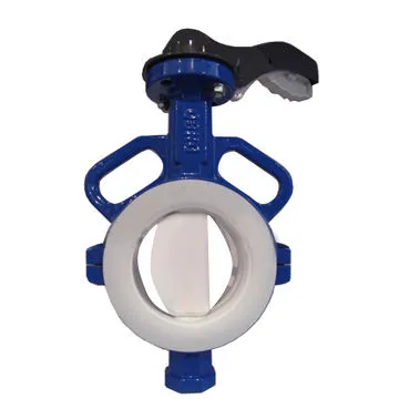 Lined Wafer Butterfly Valve with Handles