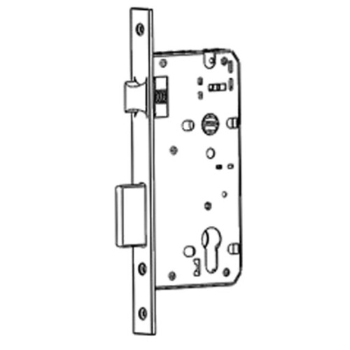 Latch bolt and dead bolt mortise lock