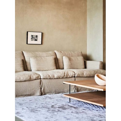 Стильный хлопковый льняный диван