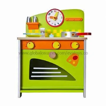 Kids' Wooden Pretend Play Kitchen Toy