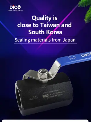 Hexagonal type carbon steel ball valve