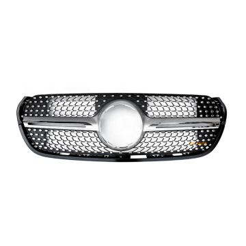 Pickup Diamond Front Pumper Grille لـ Mercedes-Benz X-Class W470/X470 2016-2018