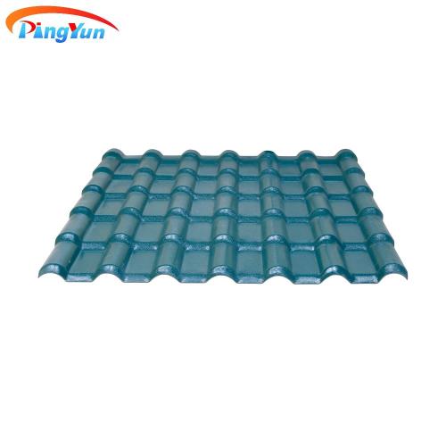 Ecuador teja termo acustica PVC roof tile lamina de upvc colonial acanalado