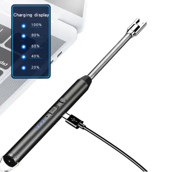 TW867-2 Metal Candle Lighter with Long Flexible Neck for Camping and Cooking