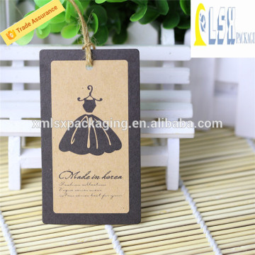 Paper custom hang tag hangtag for clothes jewelry tags bag tags