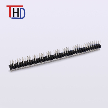 2.54mm Pitch Double Row Right Angled Male Header Connector