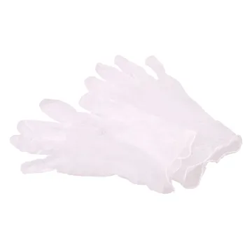 disposable vinyl medical examination hand gloves pvc