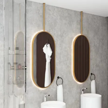 Smallpox Smart Bathroom Mirror Round Mirror