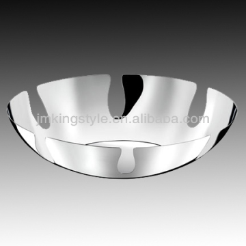 High quality Flower shape Stainless steel Fruit dish