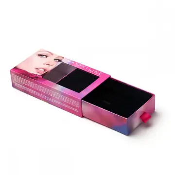 Sliding Drawer Cardboard Box With Black Blister Tray