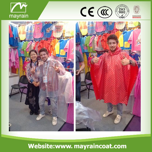 Promotion Plastic Ball Poncho 