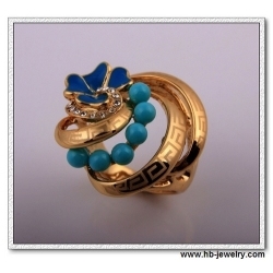 High Quality Laser Rings With Blue Resin